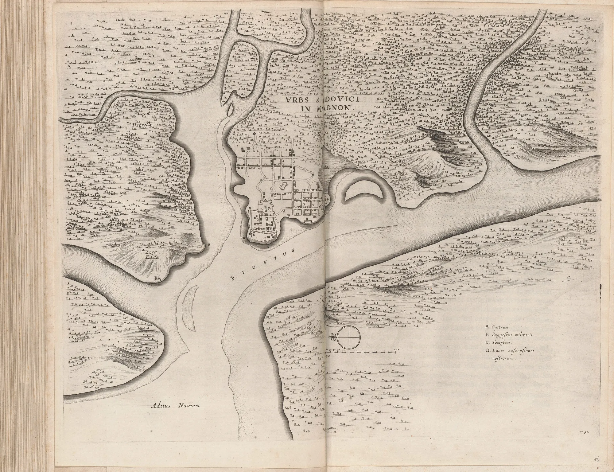 Planta de São Luís do Maranhão, cerca de 1641, Rijksmuseum