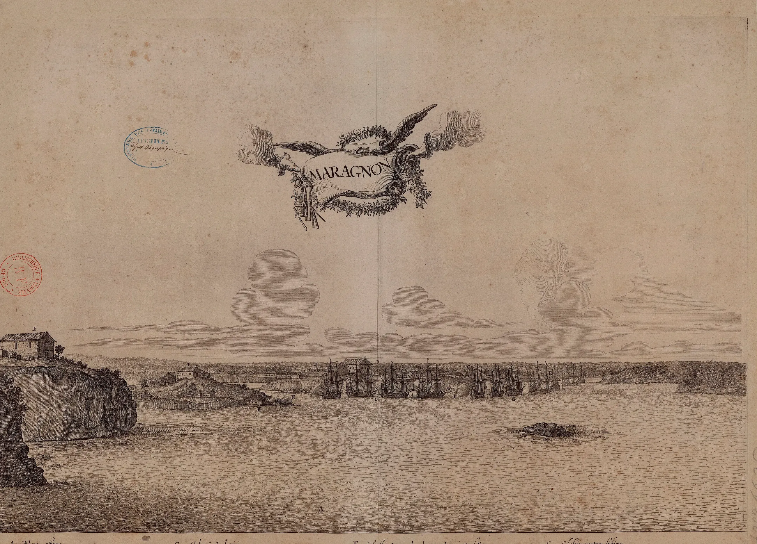 Maragnon, gravura de Frans Post, 1647